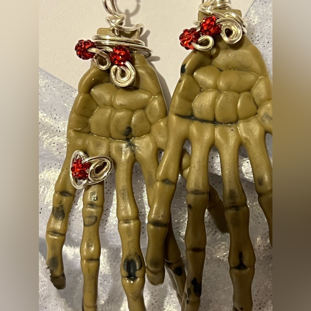 Handmade Halloween Earrings- Art